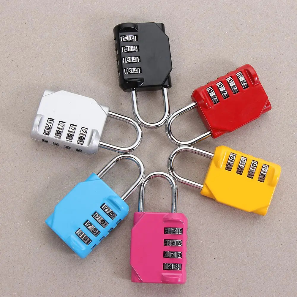 4-Digit Resettable Combination Padlock – Waterproof Travel Lock