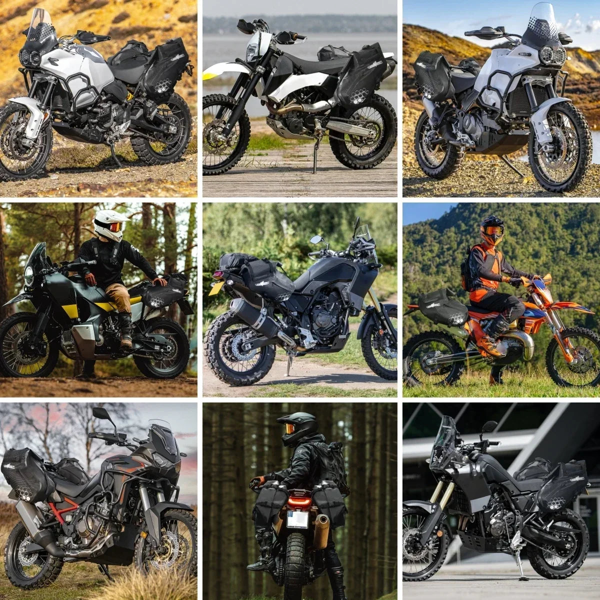 28L Waterproof Motorcycle Saddle Bags – Universal PVC Panniers Motorcycle Saddle Bags Nixie