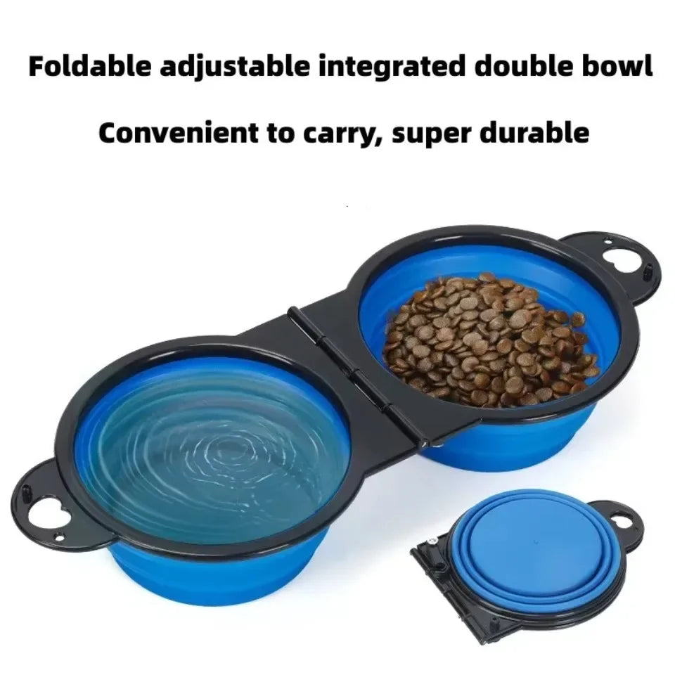 2-in-1 Foldable Travel Pet Bowl for Dogs & Cats | Nixie Foldable Pet Bowl Nixie