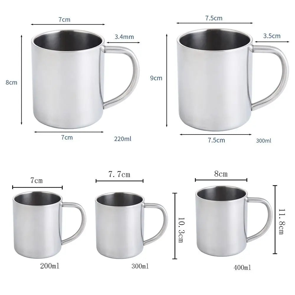 Stainless Steel Travel Coffee Mug with Handle | Nixie Tumbler Travel Coffee Mug Nixie