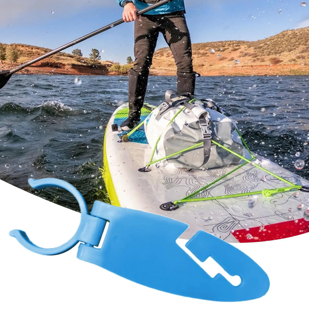 2-Pack Paddle Board Fasten Clips for Kayak & SUP | Snap-Lock Paddle Board Clip Nixie