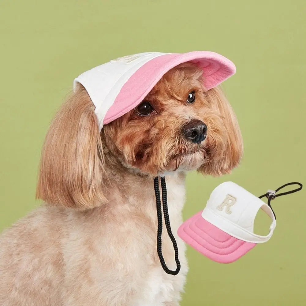 Adjustable Embroidered Dog Baseball Cap with Ear Holes Pet Baseball Cap Nixie