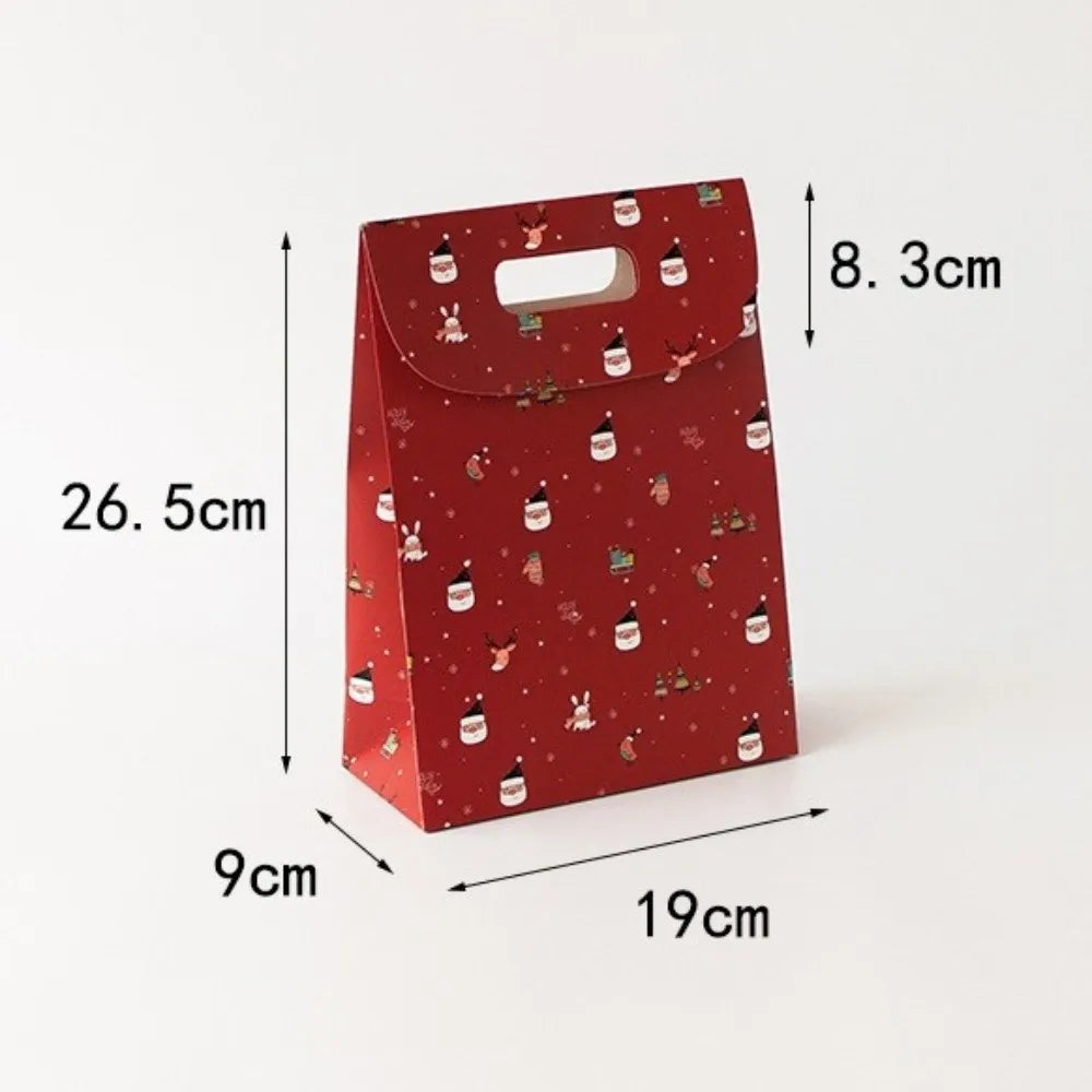 3-Pack Christmas Gift Boxes S/M/L Flip Cover Paper Candy Bags