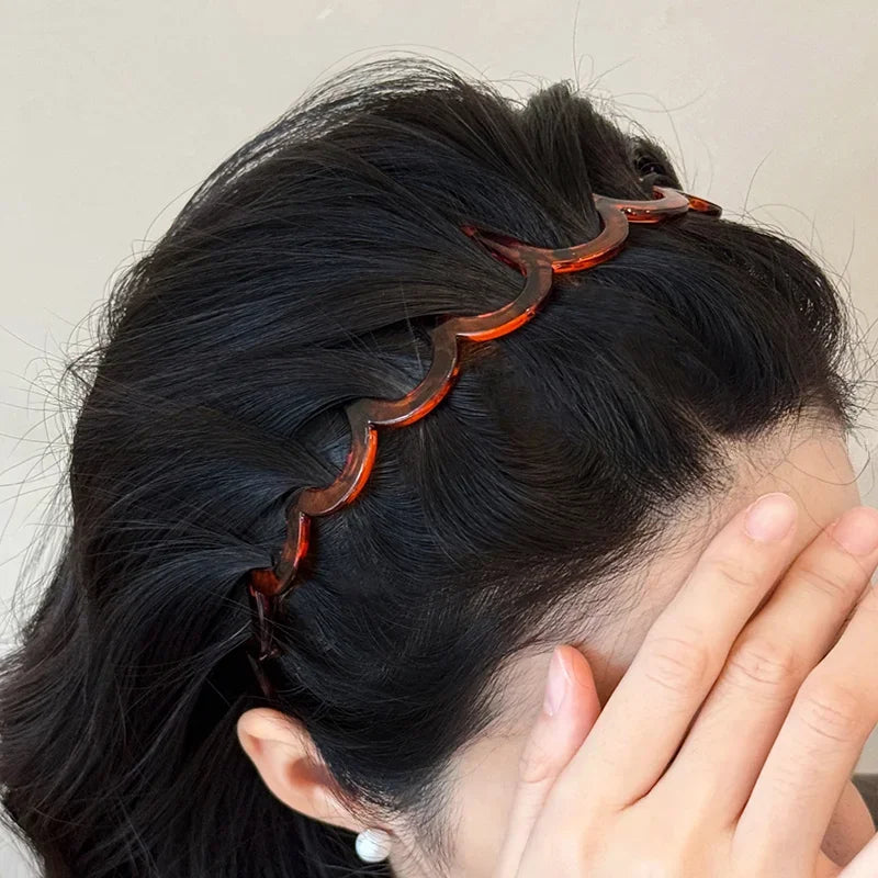 Wave Headbands for Women – Non-Slip Toothed Hair Bands Women's Headband Nixie