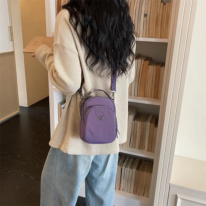 Women's Crossbody Phone Bag – Small Round Shoulder Bag