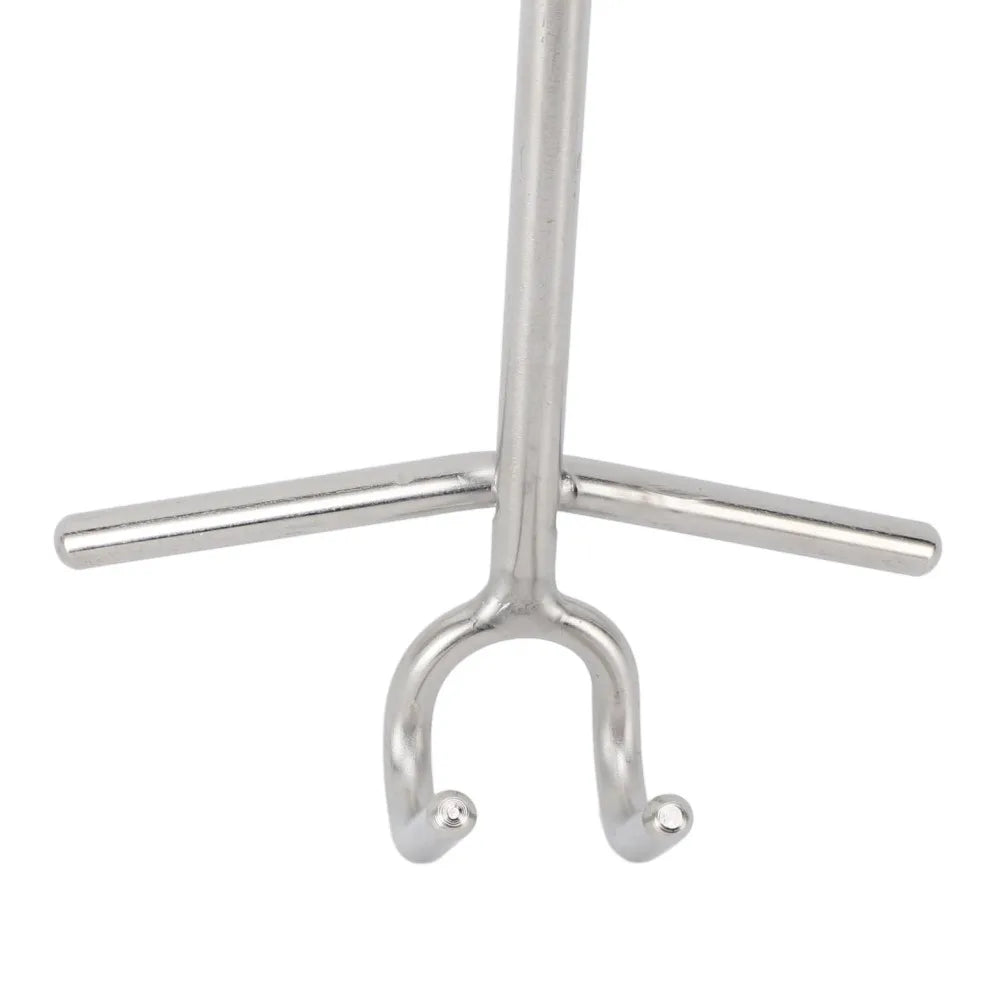 Dutch Oven Lid Lifter – Stainless Steel Double Hook Wooden Grip