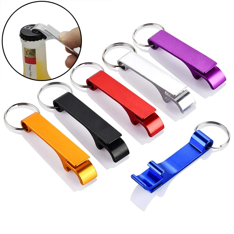 Mini Metal Bottle Opener Keychain – 9 Colors, Portable Bottle Opener Keychain Nixie