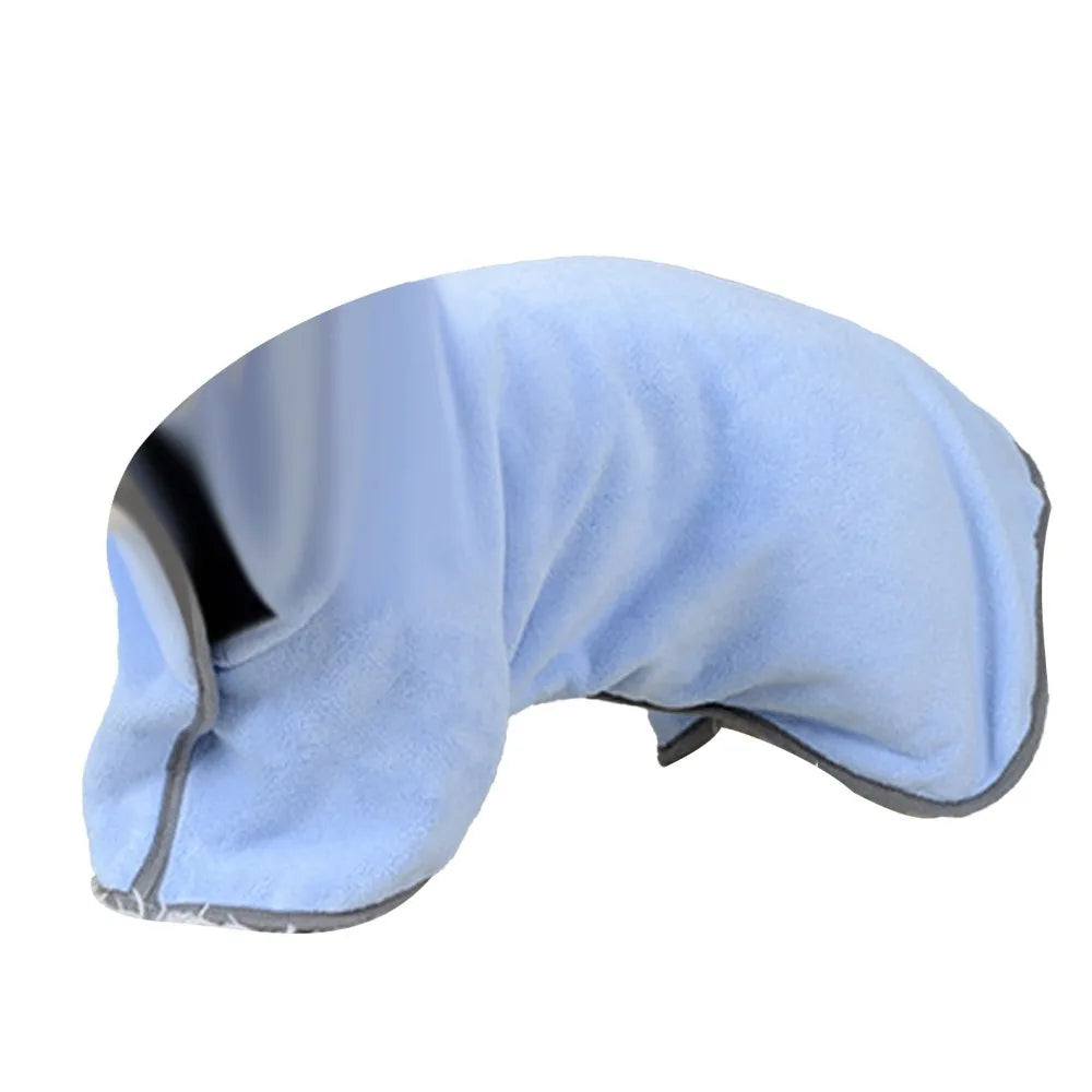 Microfiber Pet Bath Robe – Fast Drying Dog & Cat Towel Wrap Pet Drying Robe Nixie