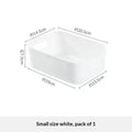 Stackable Plastic Storage Bins with Carry Handles | Organizer