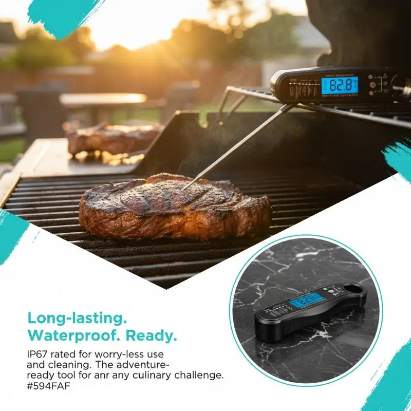 Dual Probe Digital Meat Thermometer for BBQ & Kitchen Meat Thermometer Nixie