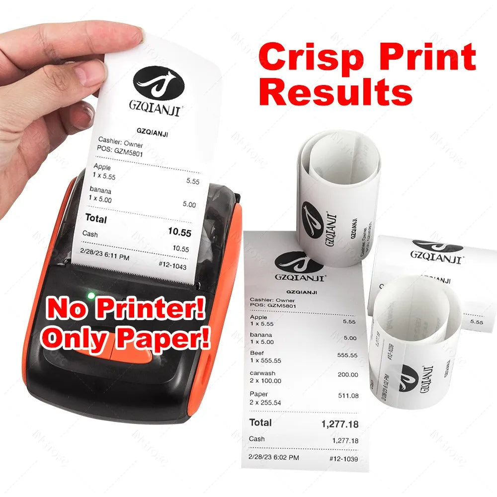 58x40mm Thermal Paper Rolls for Kids Pocket Photo Printer Refill