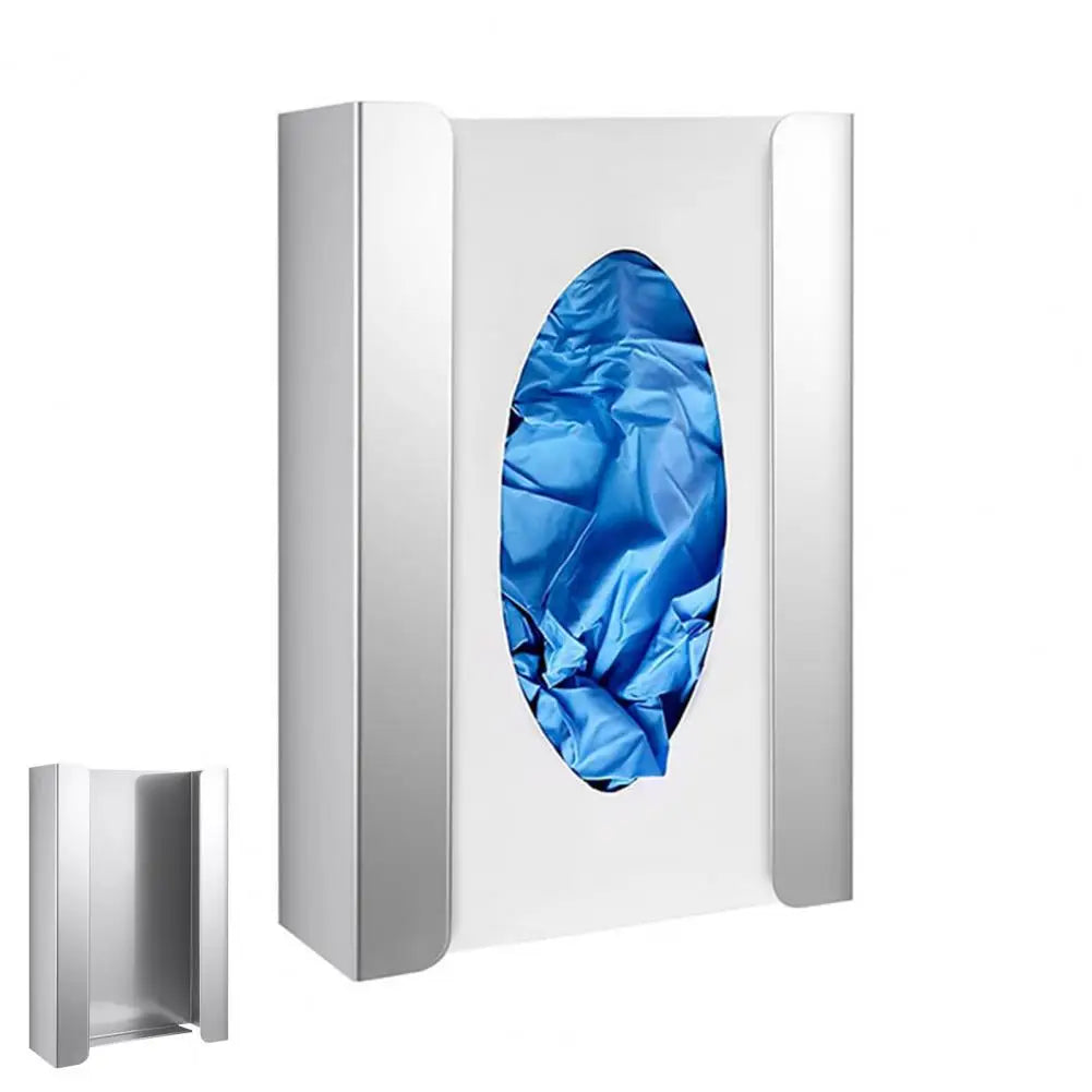 Stainless Steel Wall Mount Glove Box Dispenser & Organizer Glove Box Dispenser Nixie
