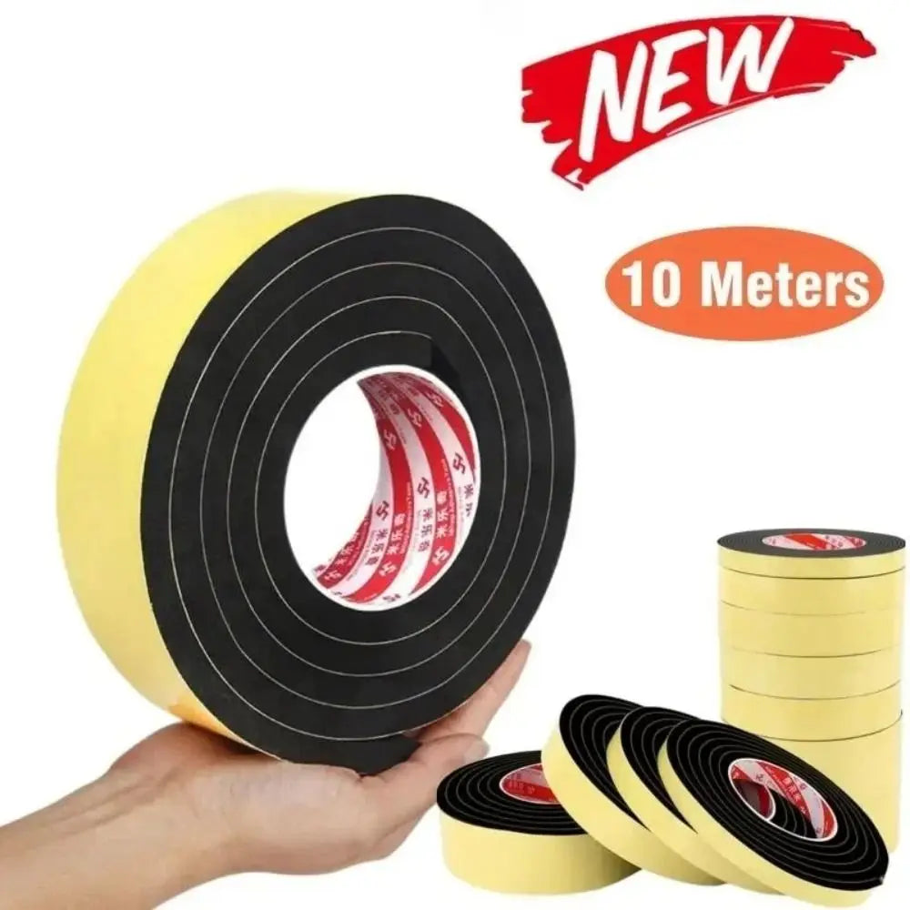 10M EVA Foam Seal Strip – Door & Window Weatherstrip Tape Foam Seal Strip Nixie