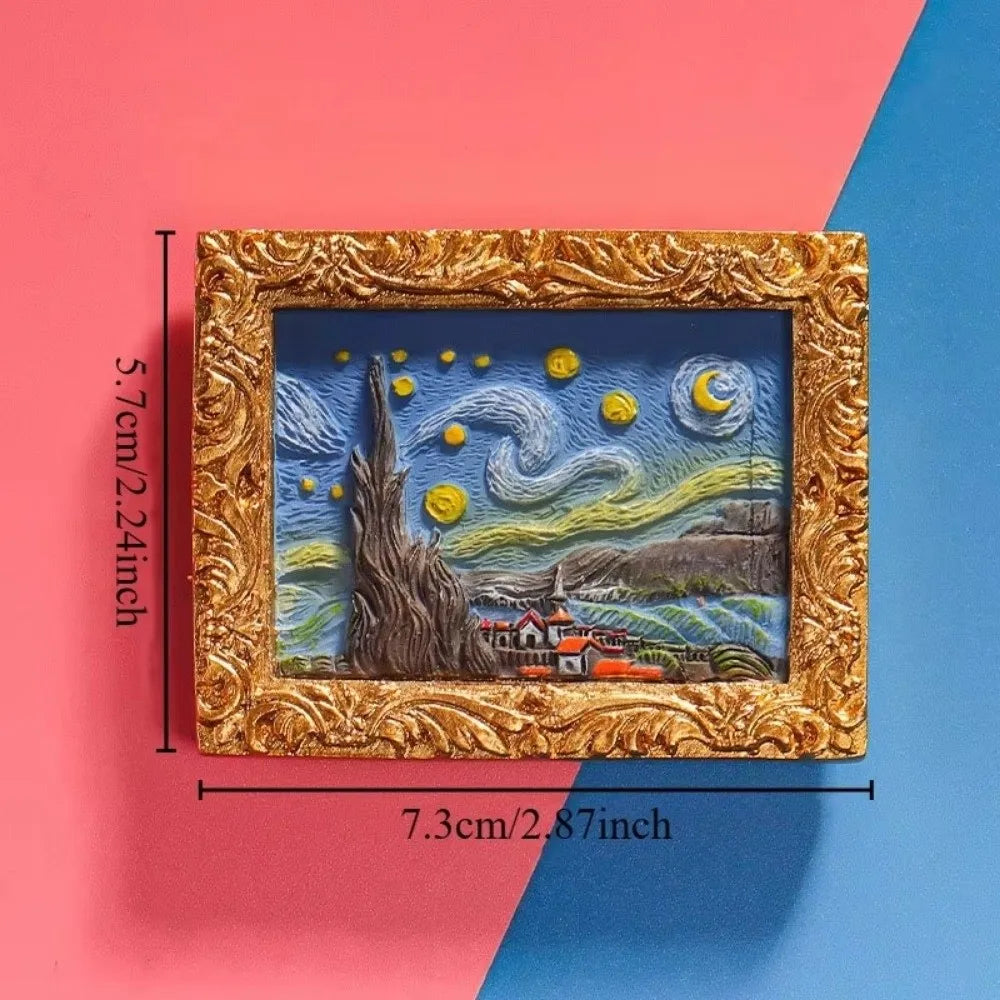 3D Cartoon Resin Fridge Magnets – Picture Frame Home Decor Decorative Fridge Magnet Nixie