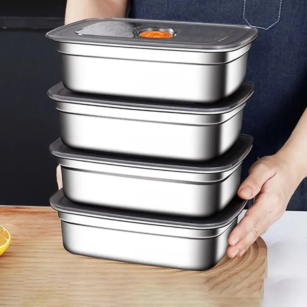 Stainless Steel Bento Box – Leak-Proof Lunch Container Stainless Steel Bento Box Nixie