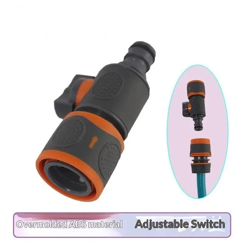 Garden Hose Quick Connector with Shut-Off Valve | 1/3 Pcs