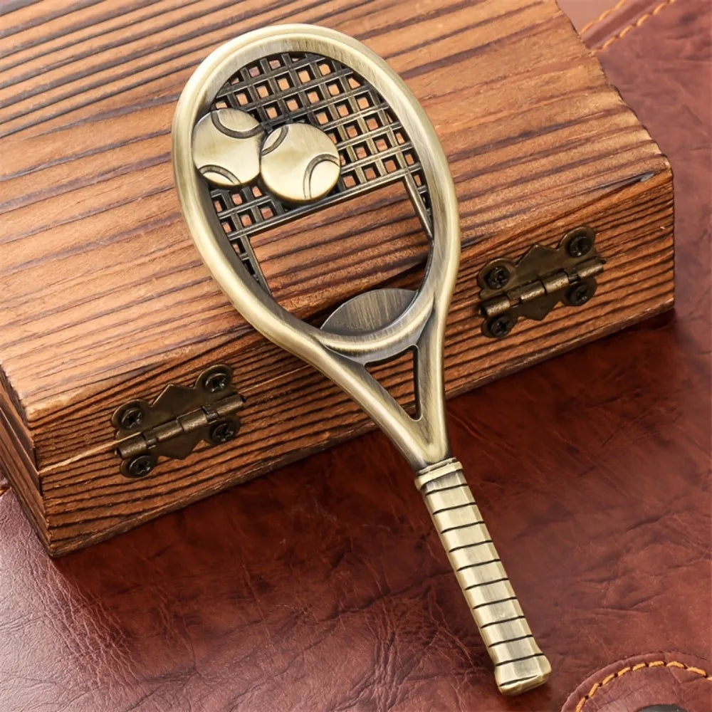 Tennis Racket Bottle Opener – Novelty Zinc Alloy Beer Opener Novelty Bottle Opener Nixie