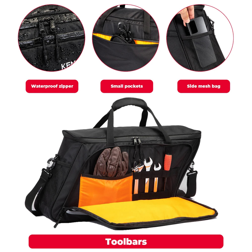 Motorcycle Saddlebag Cooler Bag 22L Leakproof Insulated Insert Motorcycle Cooler Bag Nixie