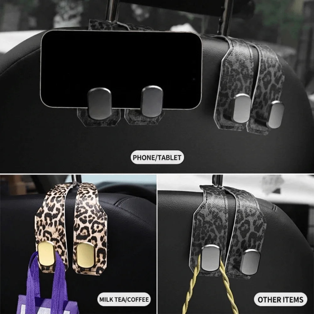 2-in-1 Car Headrest Hook | Universal Car Organizer Clips Car Headrest Hook Nixie