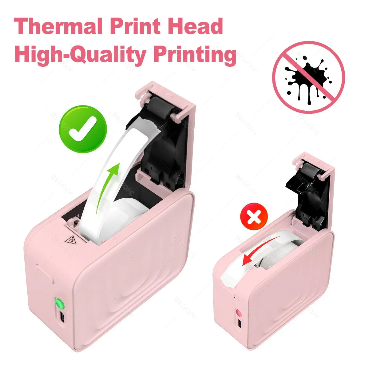 Marklife M1 Mini Bluetooth Thermal Label Printer – Inkless