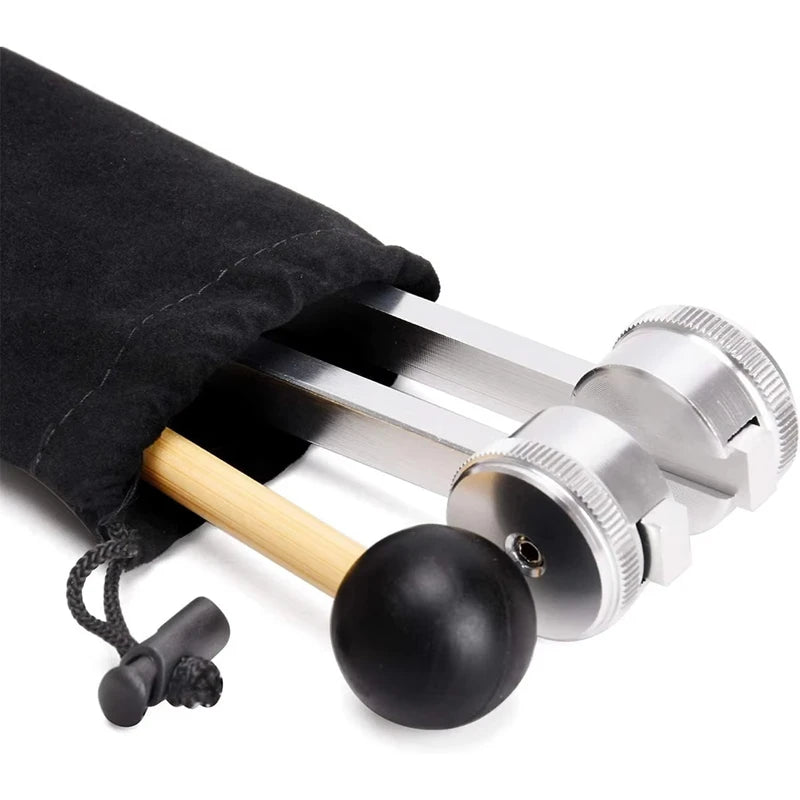 128Hz Tuning Fork Set – Aluminum Sound Therapy & Meditation Kit