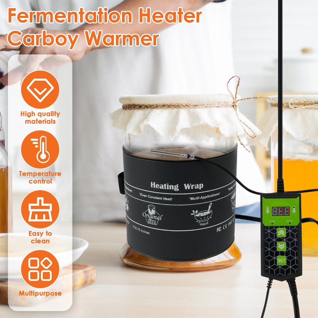 Kombucha Heating Wrap | Even Heat Fermentation Pad by Nixie