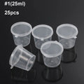 25Pcs Clear Hinged Lid Mini Containers – BPA-Free Sauce Cups Mini Food Containers Nixie 1