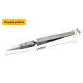 Ceramic Cross Lock Tweezers Anti-Static Reverse Action Tool