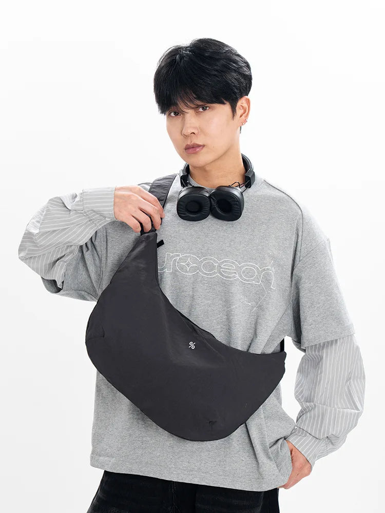 Japanese Nylon Dumpling Bag – Unisex Lightweight Crossbody Crossbody Shoulder Bag Nixie