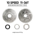 BUCKLOS 8-12 Speed Bike Cassette 36T-52T Shimano HG MTB Freewheel Bike Cassette Freewheel Nixie 10S 11-36T