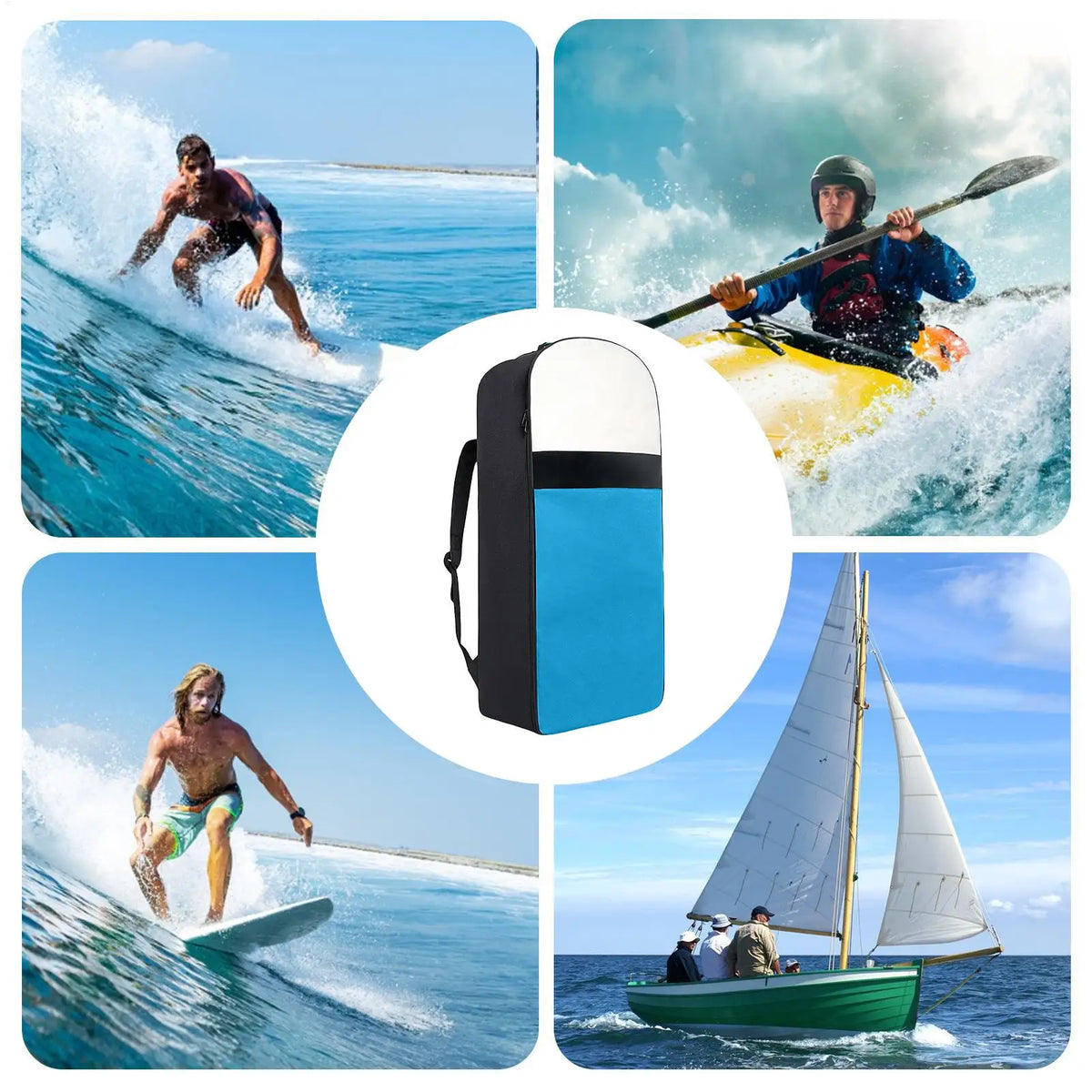 Paddle Board Backpack – Waterproof Oxford Surfboard Storage Bag Paddleboard Storage Bag Nixie