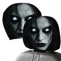 2pcs Halloween Ghost Car Headrest Covers – Spooky Seat Protectors Car Headrest Cover Nixie Default Title