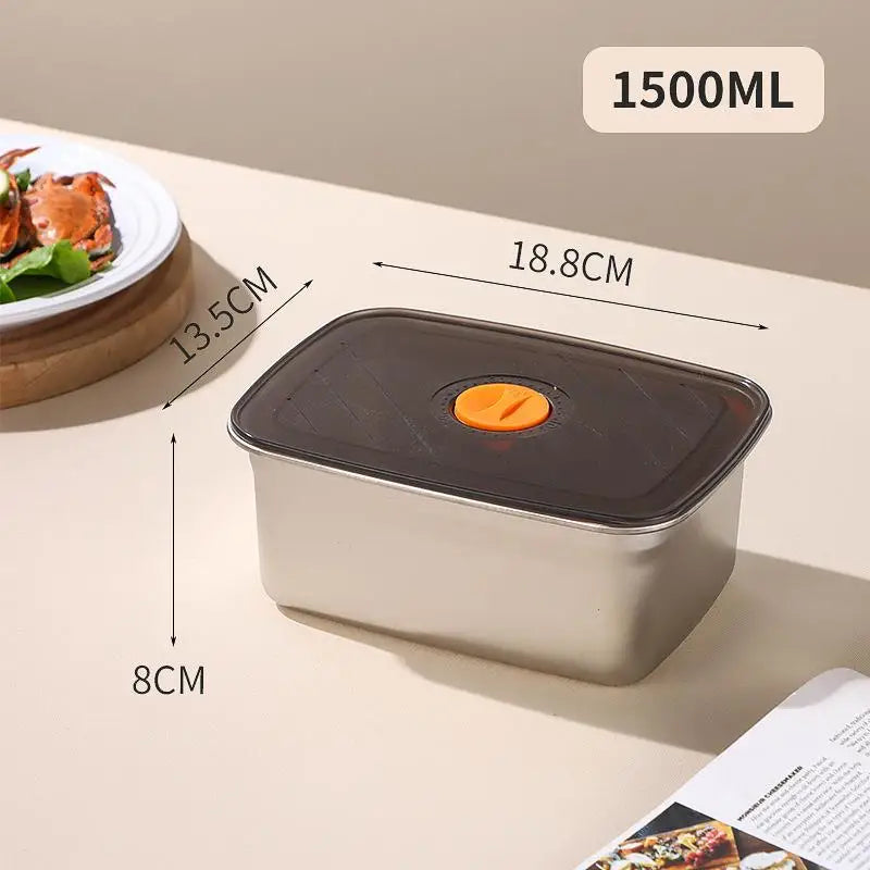 Stainless Steel Leakproof Lunch Box 600/1000/1500ml Food Container Lunch Box Container Nixie 1500ml