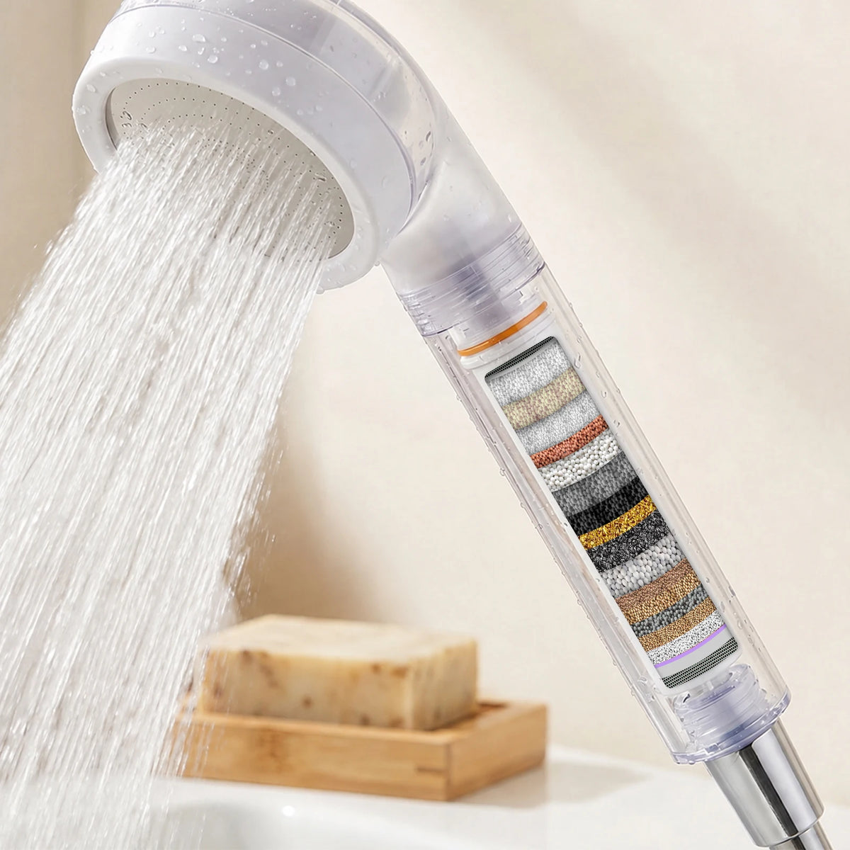 Shower Head Replacement Filter Cartridges 2/4 Pack | Nixie Shower Filter Cartridge Nixie
