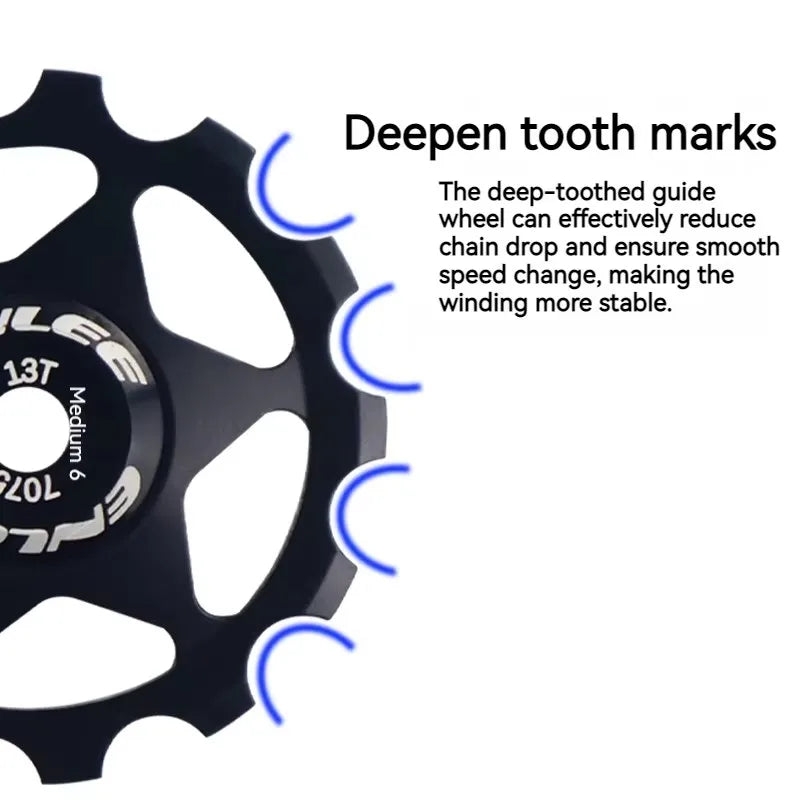 ENLEE 11T 13T Derailleur Jockey Wheel MTB Road Bike Pulley Derailleur Jockey Wheel Nixie