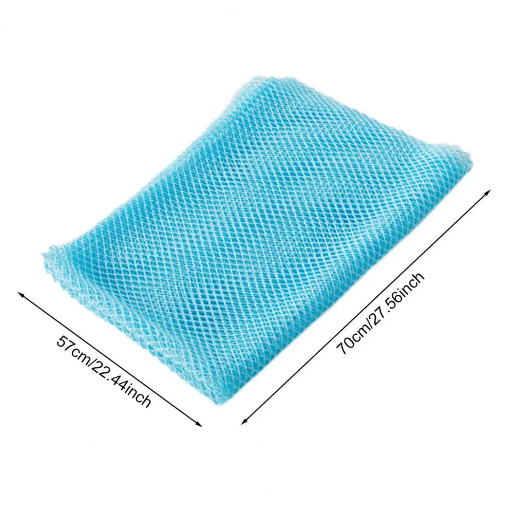 Silver Ion Exfoliating Body Scrubber Dual-Sided Mesh Bath Towel