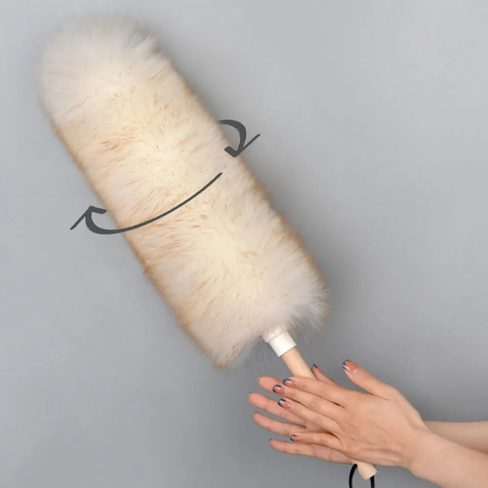 Washable Wool Microfiber Duster – Home Dust Brush | Nixie
