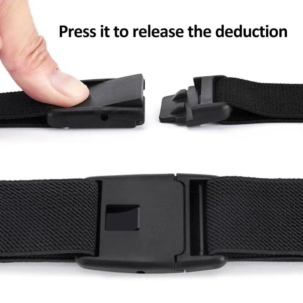 Women's Elastic Waistband Belt Flat Buckle – Adjustable Casual Women's Fashion Belt Nixie