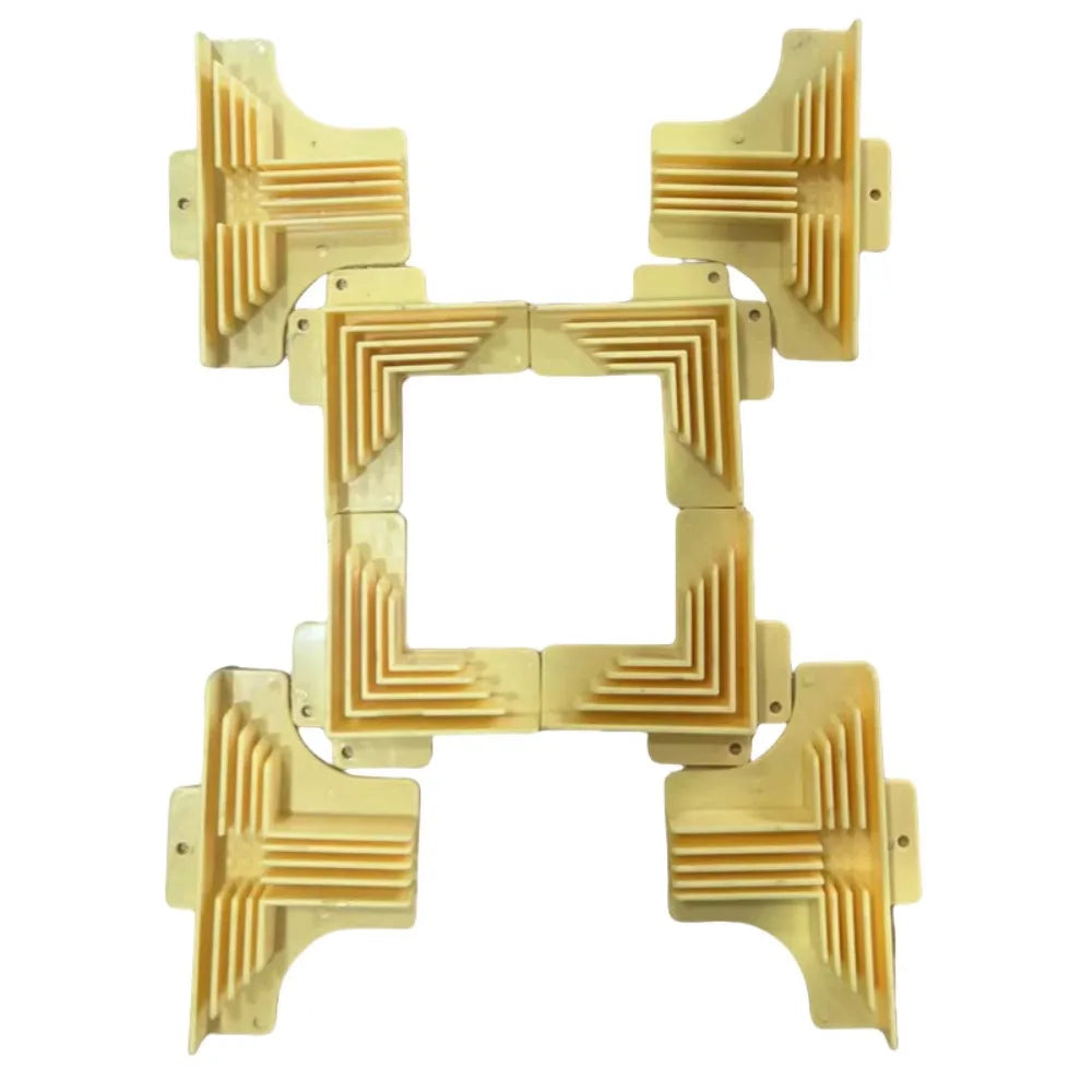 Corner Assembly Clamps for Scrapbooking & Paper Crafts 4/6Pcs Craft Assembly Clamps Nixie Yellow-6Pcs