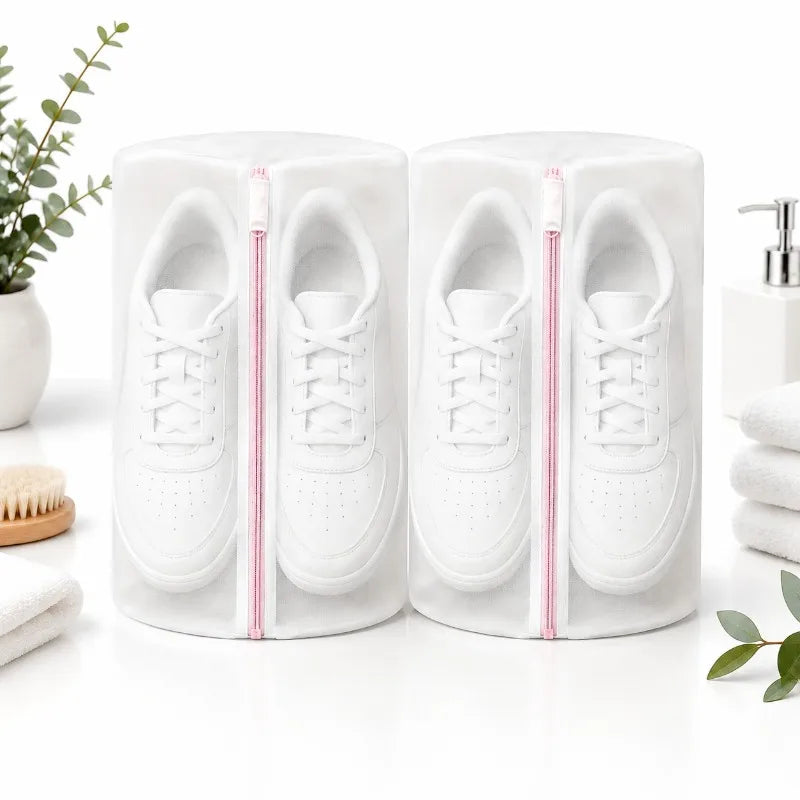 2-Pack Honeycomb Mesh Laundry Bags for Shoes, Bras & Delicates Mesh Laundry Bag Nixie