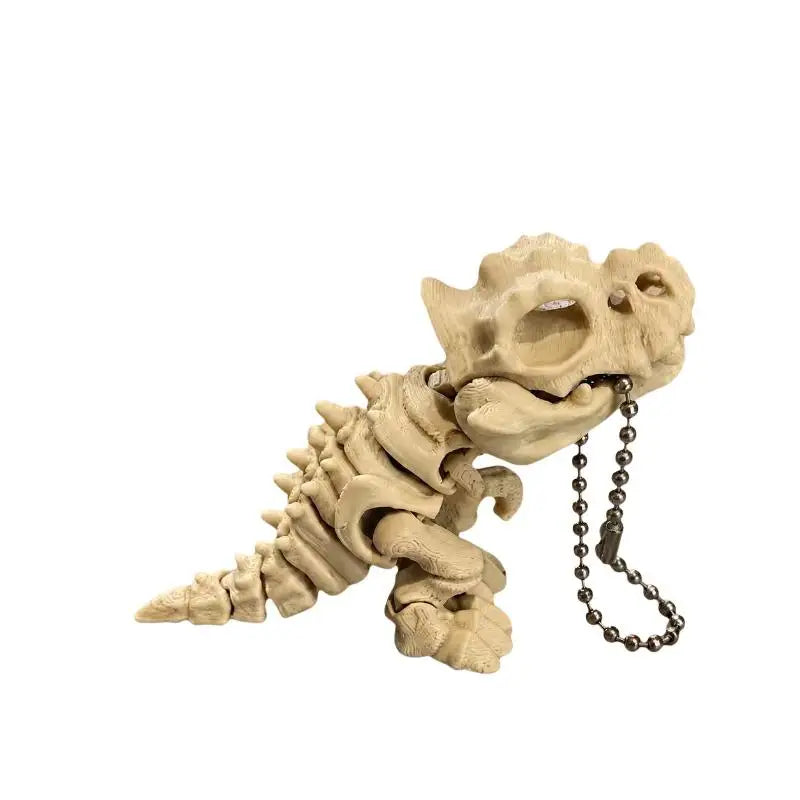 Articulated Dinosaur Skeleton Ornament – Movable Joints Desk Decor