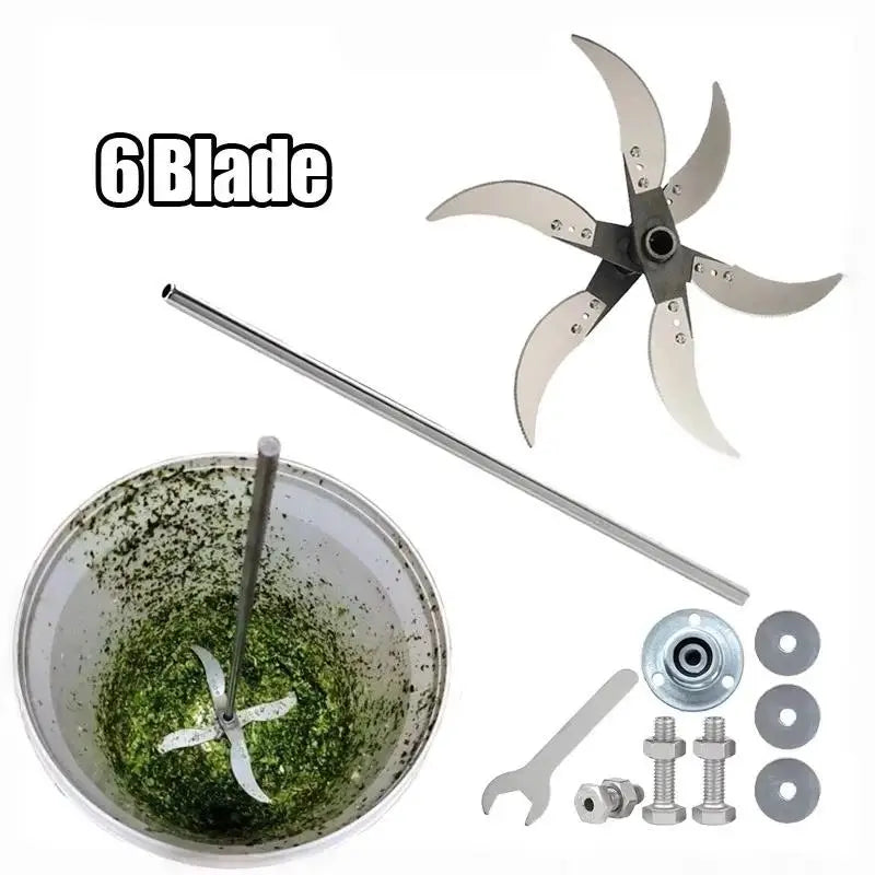6-Blade Manganese Steel Cutter Head for Vegetable & Forage Chopper
