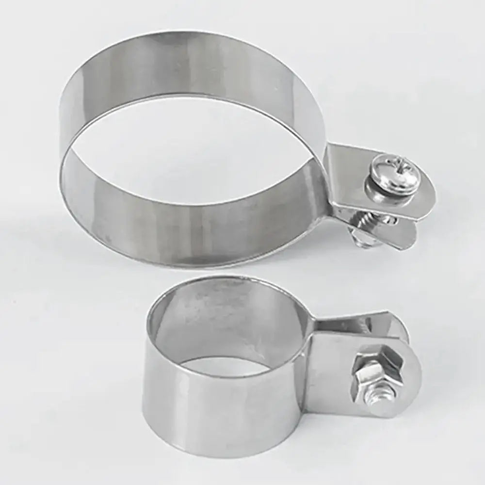 304 Stainless Steel Hose Clamp with Screws & Nuts – 10–60mm