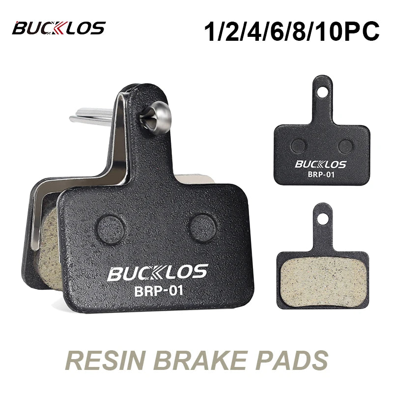 BUCKLOS Resin Disc Brake Pads for Shimano MTB B01S MT200 Disc Brake Pads Nixie