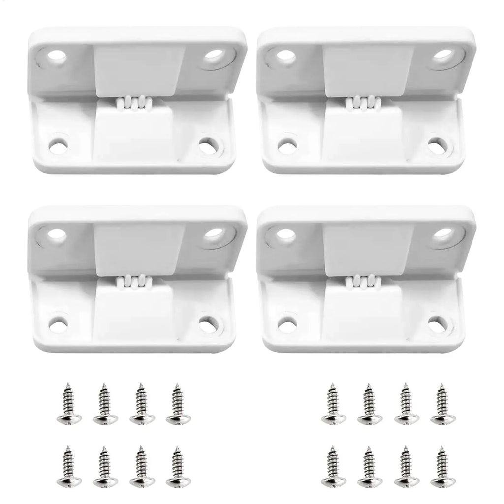 4pcs Cooler Replacement Hinges Set with Screws – PP Plastic