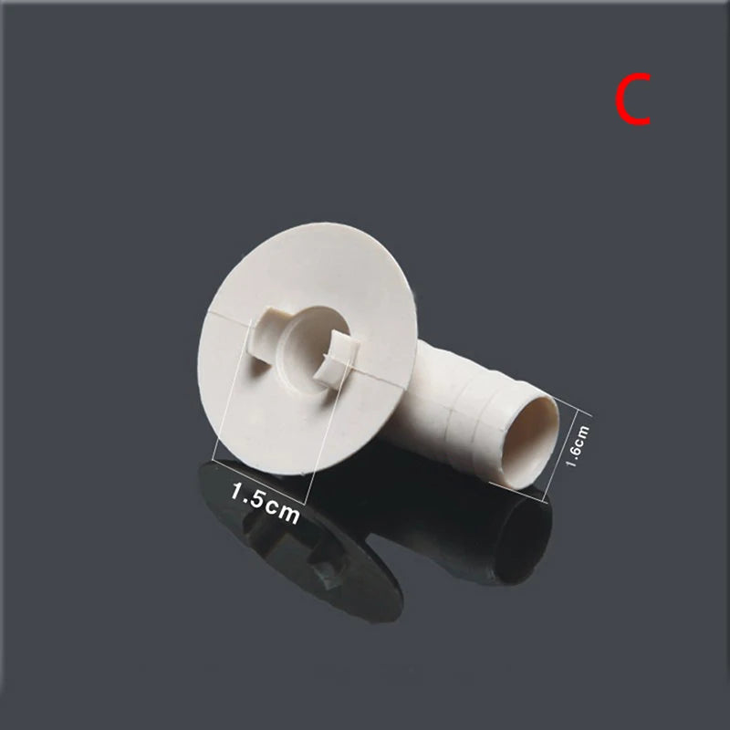 AC Drain Hose Connector Elbow Fitting with Rubber Ring for Gree Kelon AC Drain Connector Nixie C