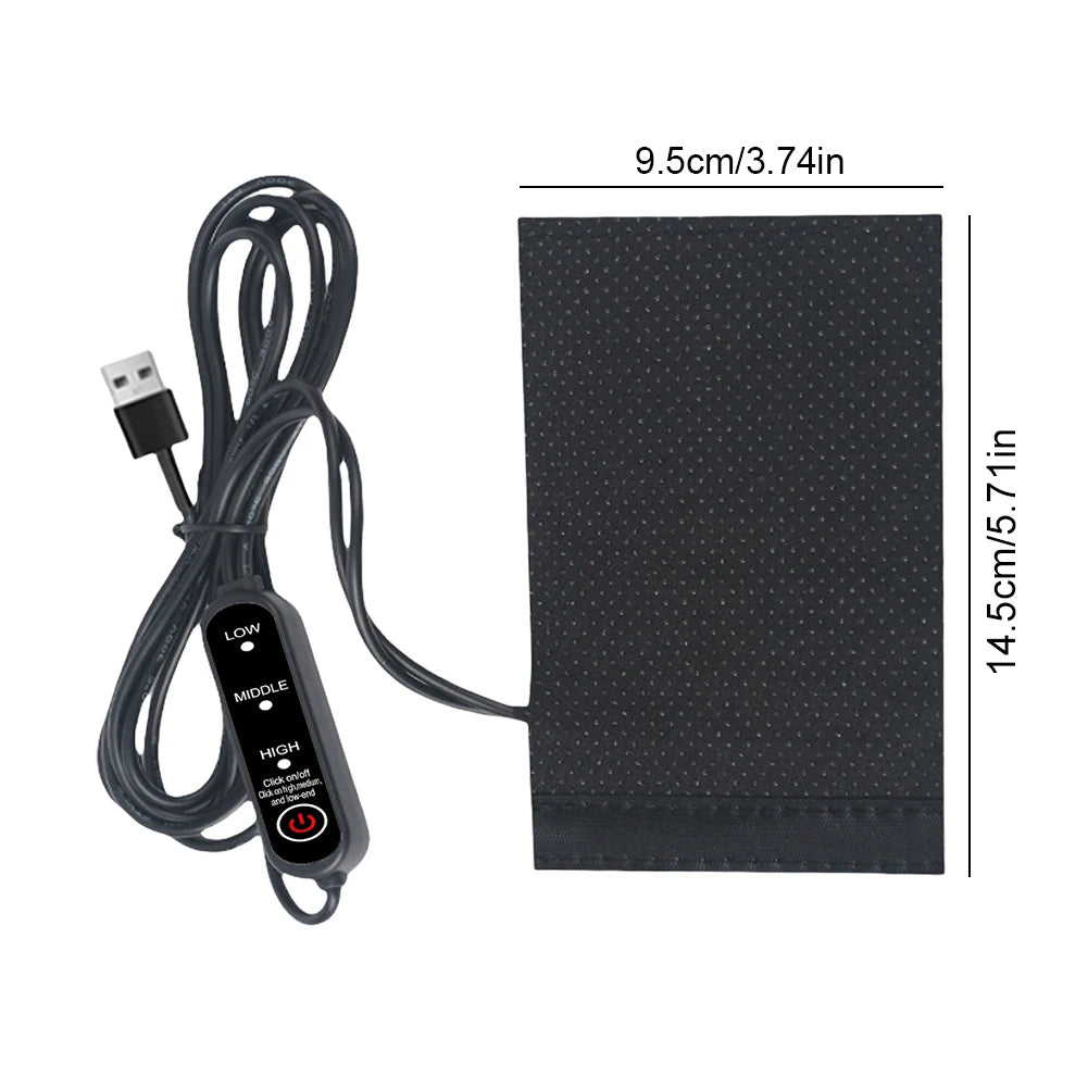 Motorcycle Heated Grip Covers – 3-Gear USB Handlebar Warmer Heated Handlebar Cover Nixie