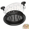 Chicken Shredder with Transparent Cover & Non-Slip Blade Meat Shredder Tool Nixie Transparent