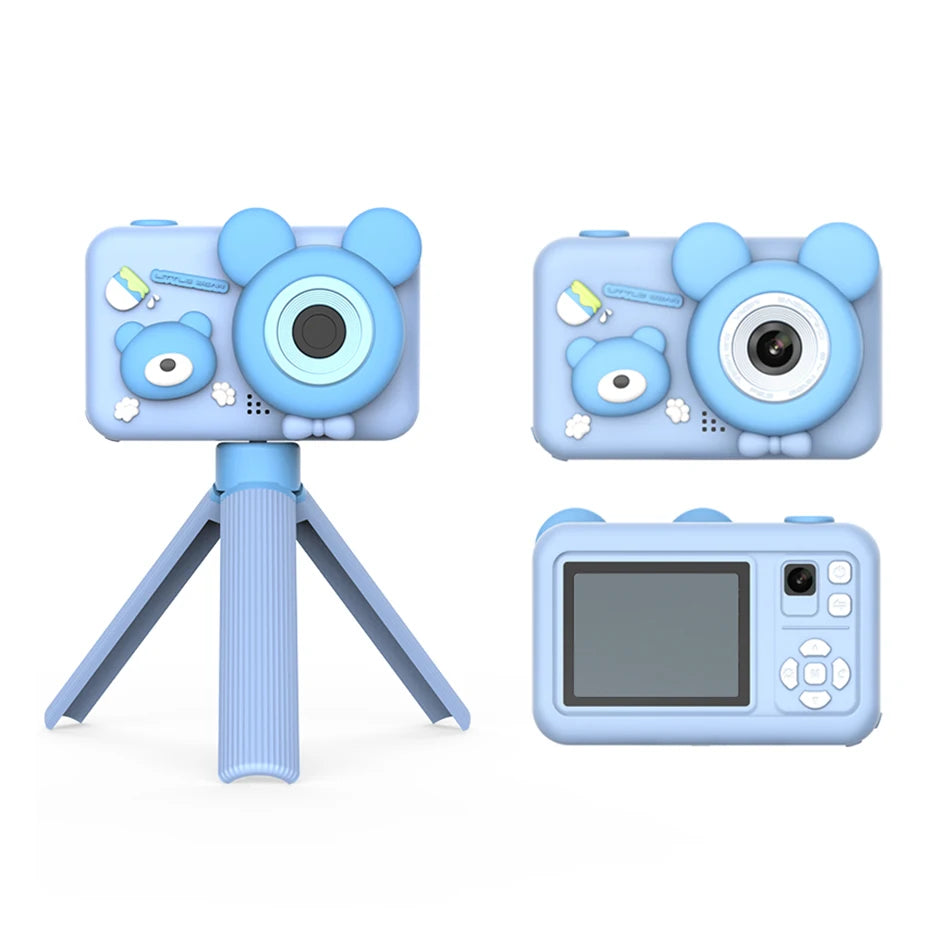 Kids Bear Digital Camera 1080P HD 26MP – Fun Gift for Children Kids Digital Camera Nixie