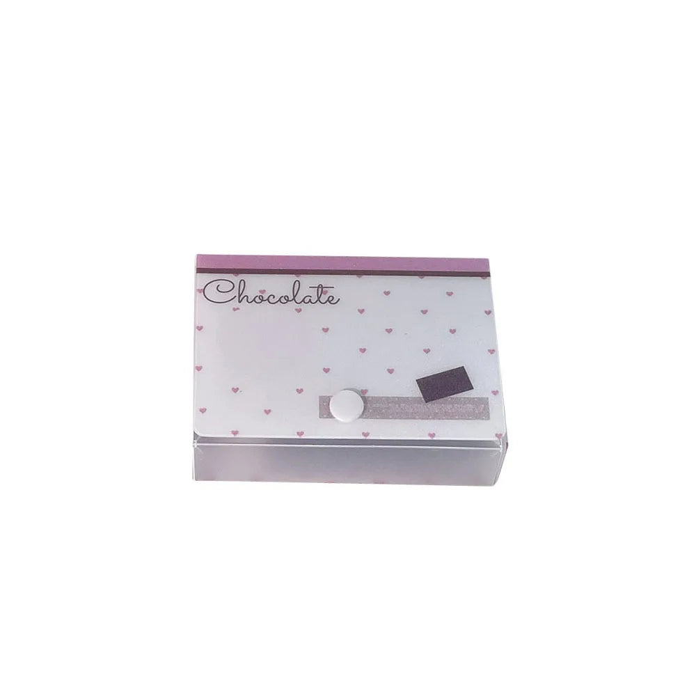 Frosted Plastic Storage Box – Jewelry & Card Holder Case Storage Box Nixie Pink Brown